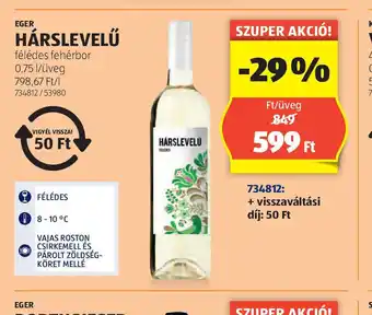 ALDI Hárslevelű ajánlat