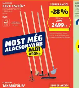 ALDI Gartenline Kerti Eszközök ajánlat