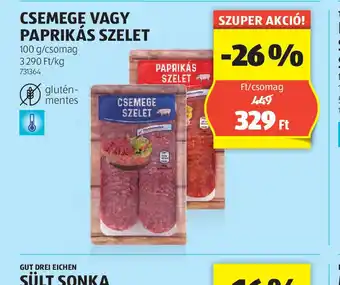 ALDI Csemege vagy Paprikás Szelet ajánlat