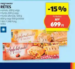 ALDI Finest Bakery Rétes ajánlat