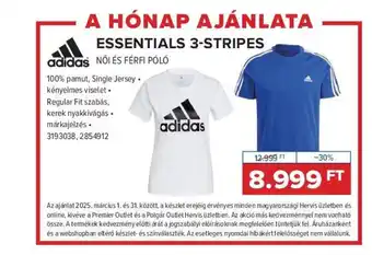 Hervis Adidas essentials 3-stripes ajánlat