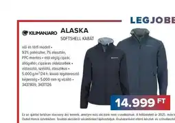 Hervis Kilimanjaro alaska softshell kabát ajánlat