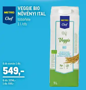 Metro Veggie bio növényi ital ajánlat