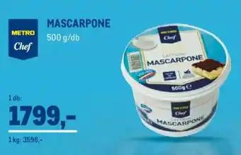 Metro Mascarpone ajánlat