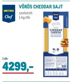 Metro Vörös cheddar sajt ajánlat