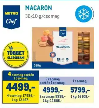 Metro Macaron ajánlat