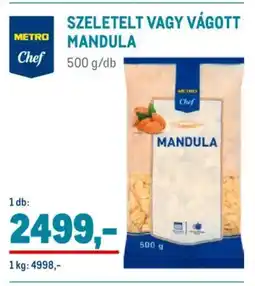 Metro Szeletelt vagy vágott mandula ajánlat