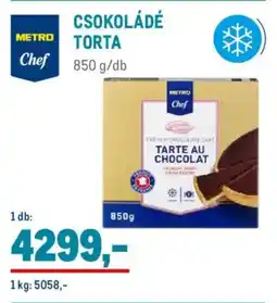 Metro Csokoládé torta ajánlat