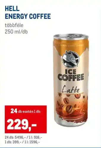 Metro Hell energy coffee ajánlat