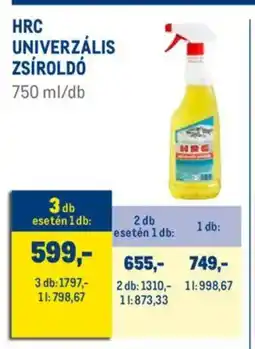 Metro Hrc univerzális zsíroldó ajánlat