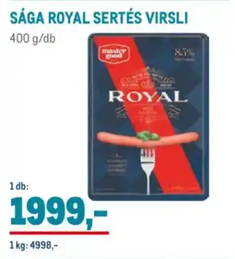 Metro Sága royal sertés virsli ajánlat