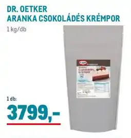 Metro Dr. Oetker aranka csokoládés krémpor ajánlat