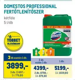 Metro Domestos professional fertőtlenítőszer ajánlat