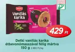 Real Detki vaníliás karika étbevonómasszával félig mártva ajánlat