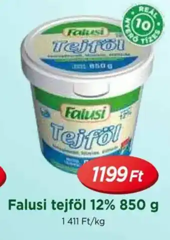 Real Falusi tejföl 12% ajánlat