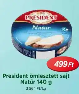 Real President ömlesztett sajt Natúr ajánlat