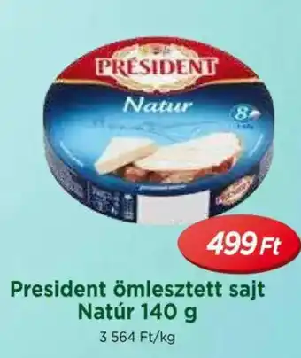 Real President ömlesztett sajt Natúr ajánlat