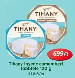 Real Tihany Ínyenc camembert többféle ajánlat