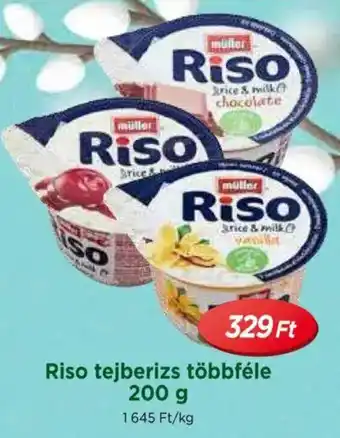 Real Riso tejberizs többféle ajánlat