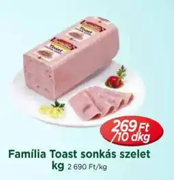 Real Família Toast sonkás szelet ajánlat