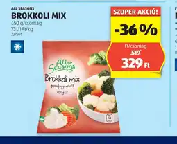ALDI All Seasons Brokkoli Mix ajánlat