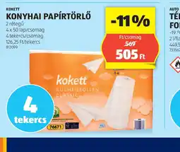 ALDI Kokett konyhai papírtörlő ajánlat