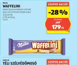 ALDI Milka Waffelini ajánlat