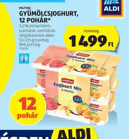 ALDI Milfina Gyümölcsjoghurt ajánlat