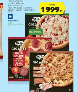 ALDI Pizza Gigante riás Pizza ajánlat