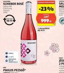 ALDI Schieber Rosé ajánlat