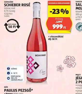 ALDI Schieber Rosé ajánlat