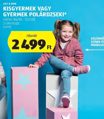 ALDI L&B Kisgyermek vagy Gyerek Polárdzseki ajánlat