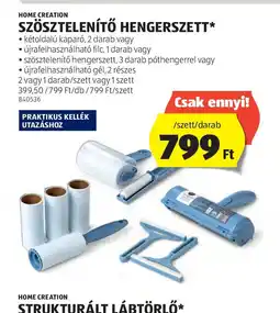 ALDI Home Creation Szősztelenítő Hengerszett ajánlat