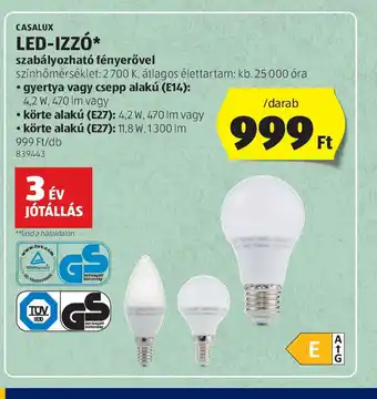 ALDI Casalux LED-izz ajánlat