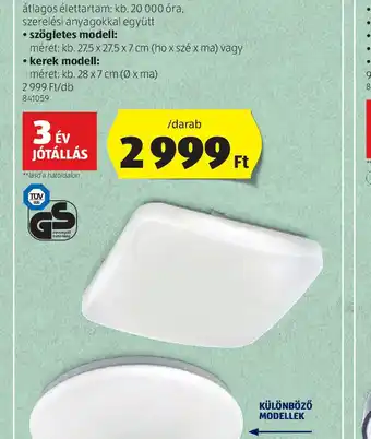 ALDI Canaux Mennyezeti LED-lámpa ajánlat