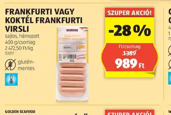 ALDI Frankfurti vagy Koktél Frankfurti Viršli ajánlat