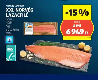 ALDI Almare Seafood XXL Norvég lazacfilé ajánlat