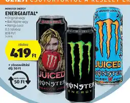 ALDI Monster Energy Energiaital ajánlat