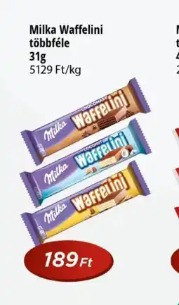 Real Milka Waffelini többfele ajánlat