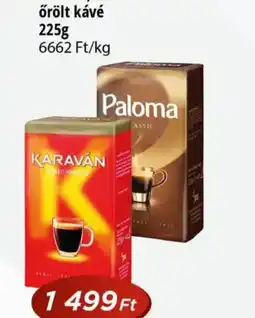 Real Paloma, Karaván őrölt kávé ajánlat