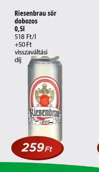 Real Riesebrau sör dobozos ajánlat