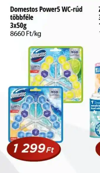 Real Domestos Power5 WC-rúd ajánlat