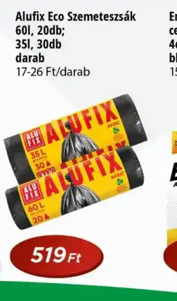 Real Alufix Eco Szemeteszsák ajánlat