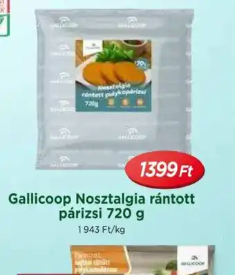 Real Gallicoop Nosztalgia rántott párizsi ajánlat