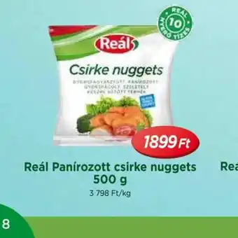 Real Réal Panírozott csirke nuggets ajánlat