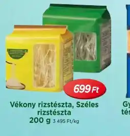 Real Vékonny rizs tészta, Széles rizs tészta ajánlat