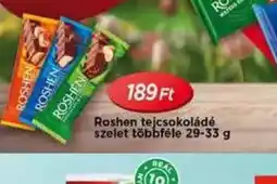 Real Roshen tejescsokoládé szelet ajánlat