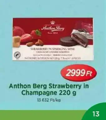 Real Anthon Berg Strawberry In Champagne ajánlat