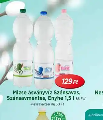 Real Mizse ásványvíz ajánlat