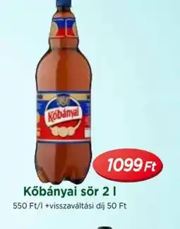 Real Kőbányai sör 2 l ajánlat